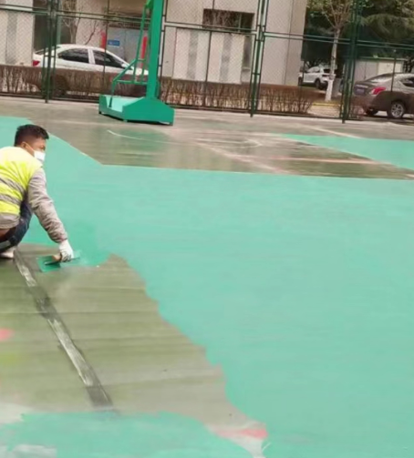 桂林球场地面翻新